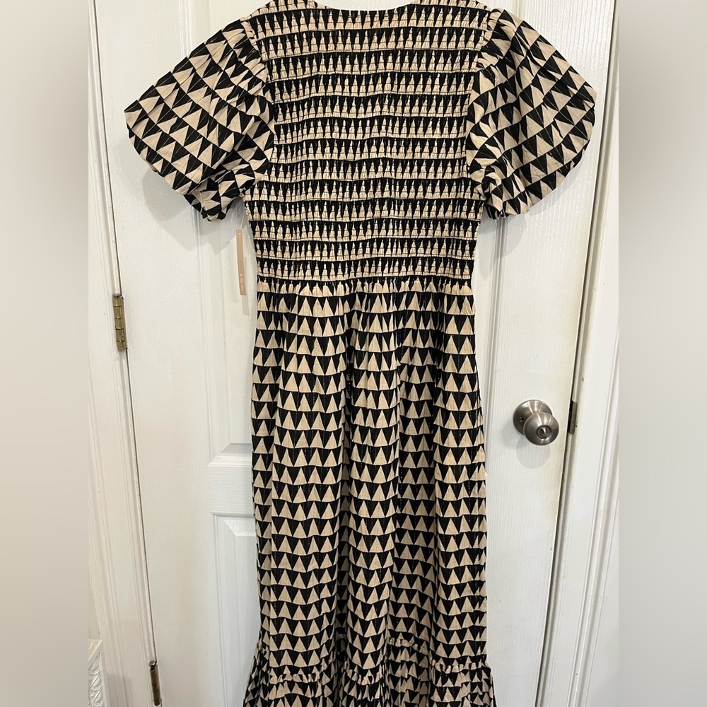 CLEOBELLA NEW Sollie dress  Ruffle Maxi Dress black triangle large - Picture 3 of 8
